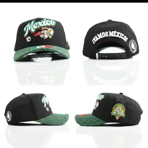 Gorra México Negra  - Edición Especial Soccer con Visera Estilo