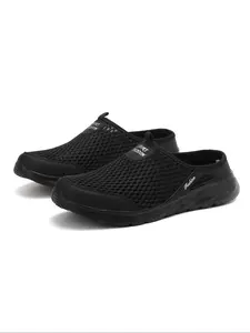 Multicolor Mesh Slip-On Lightweight Walking Shoes, Ultra-Light Soft, Blue Options, Wide Toe Eva Sole, Outdoor Hiking City Strolls