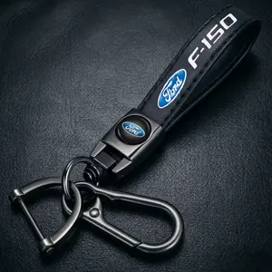 Luxury FORD ,F-150 Genuine Leather Keychain - Premium Car Accessory Gift