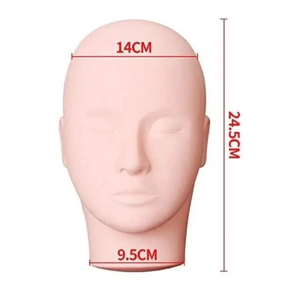 Silicone Wig Mannequin Head with Adjustable Wig Cap for Hair Extensions Styling (Beauty & Personal Care Accessory)
