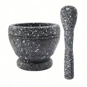 Resin pestle and mortar set, natural spice and herb blending grinder, grinding bowl set, small bowl grinder, spice and herb grinder, pill grinder, Kitchenware