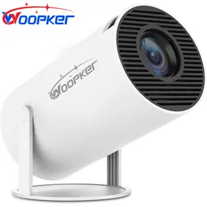 Portable Mini Projector Smart TV Projector 4K 1080P WiFi Bluetooth Android 11 Auto Keystone WiFi6 BT5.0 for Phone TV Stick Laptop HY300