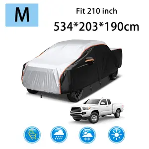 210 Inch Pickup Truck Cover Waterproof All Weather UV Protection For Ram 1500