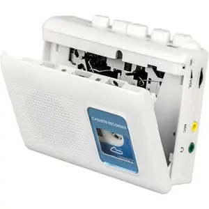 Portable Cassette Player Tape Recorder with Built-in Speaker,Microphone,Headphone Jack-, 4.57 x 3.54 x 1.38inch