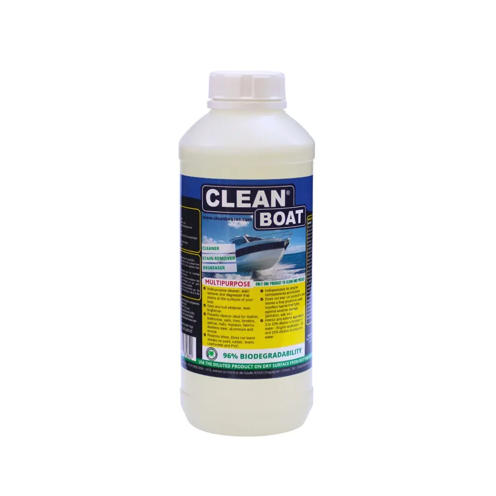 CleanBoat Multi-Purpose Concentrated Cleaner for Boats, 1 Liter, Removes Stains & Degreases, Leaves a Protective Coating, 96% Biodegradable