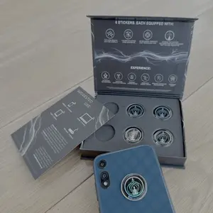 BioHarmonize Phone EMF Harmonizing Stickers - Multifaceted Neutralizer with Patented Quantum Technology & Natural Minerals | Pack of 6