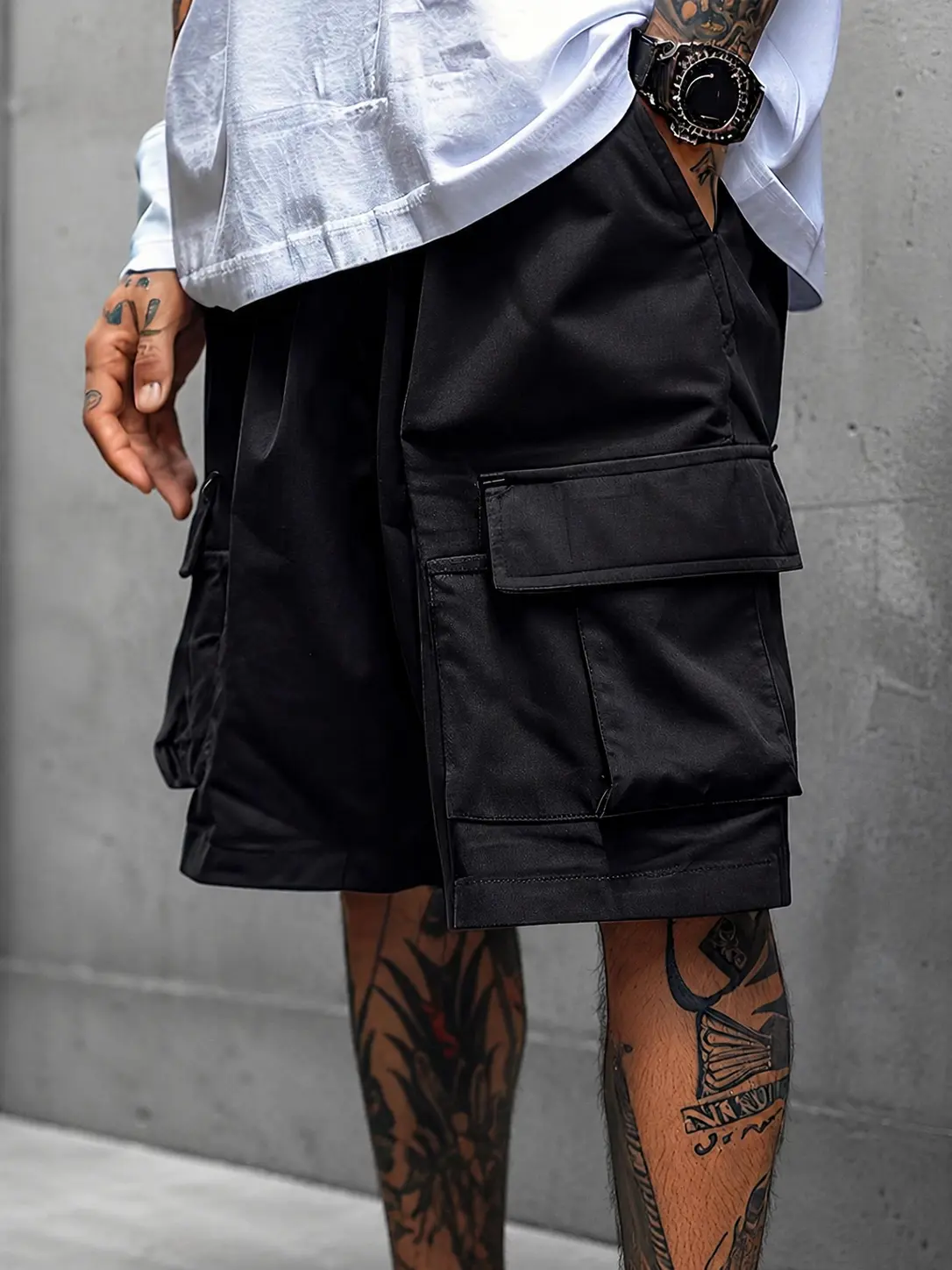 Men's Cargo Shorts 3 Pack – Relaxed Fit Tactical Shorts S-6XL, Lightweight Durable Summer Shorts for Gym, Outdoor & Casual Wear