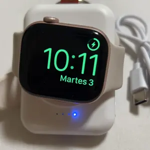 Portable Travel Charger, 1800mAh Power Bank with Charging Cable, Smart Watch Charger for Apple Watch Series 10/9/8/7/SE/5/4/3/2/1/Ultra