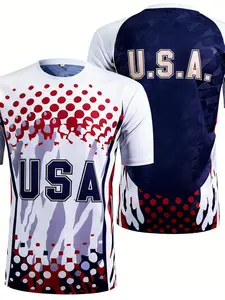 2026 American Football Fan Shirt International Soccer Jersey, Quick-Dry Short Sleeve Tee, Vintage Streetwear, Must-Have for Games