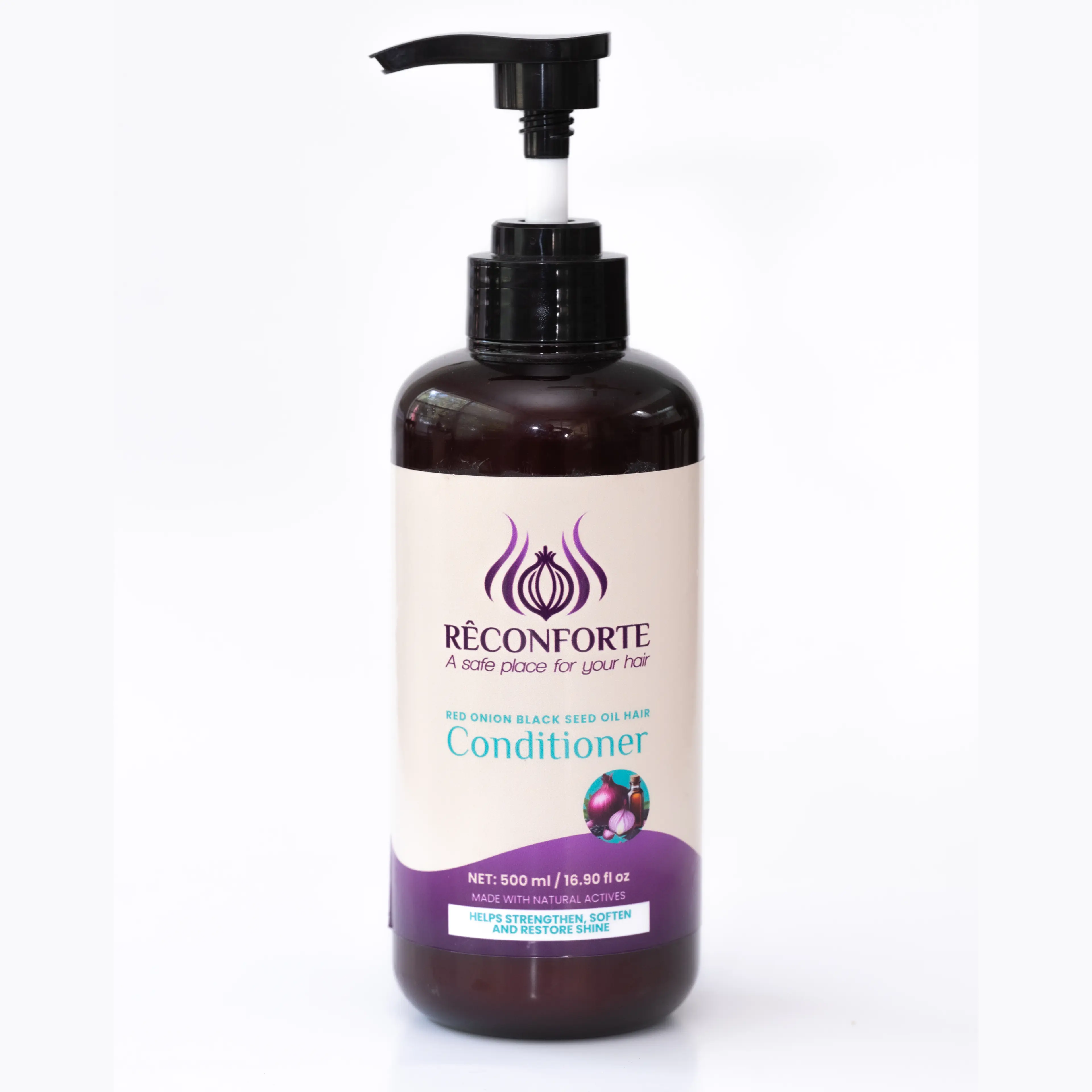 Rêconforte Red Onion and Black Seed Oil Conditioner 18.2 Fl. Oz. (500mL)