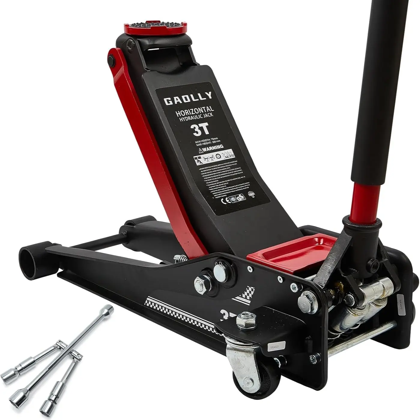 3T Floor Jack with Cross Wrench Gs and TUv Certifi