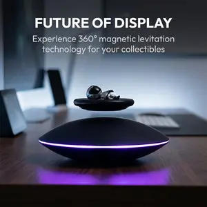 Magnetic Levitating Display Stand - ABS Rotatable Home Organizer, Floating Rotating Base for Model Cars, Model Displays, Ideal Gift for Collectors