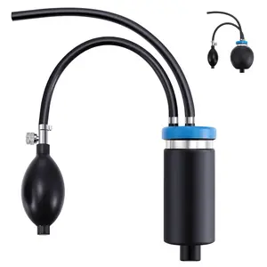 1 Pcs Easy Intake Adapter Automotive Smoke Machine Inflatable Bladder Block Off Diagnostic Car Smoke Leak Tester Detector for 12V Vehicles Pipe Fuel Leakage Detection