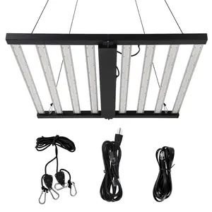 GAOMON 720w 8-Bar LED Grow Light with Dimmable Full Spectrum - Foldable Design for 4x4Ft Coverage - 120v Commercial Plant Growing Lamp for Indoor Gardens & Vertical Farming