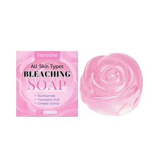 1 piece Rose Essential Oil Cleansing Soap, gentle and comfortable, smooth and refreshing, daily cleansing, body skin soap, Body Care