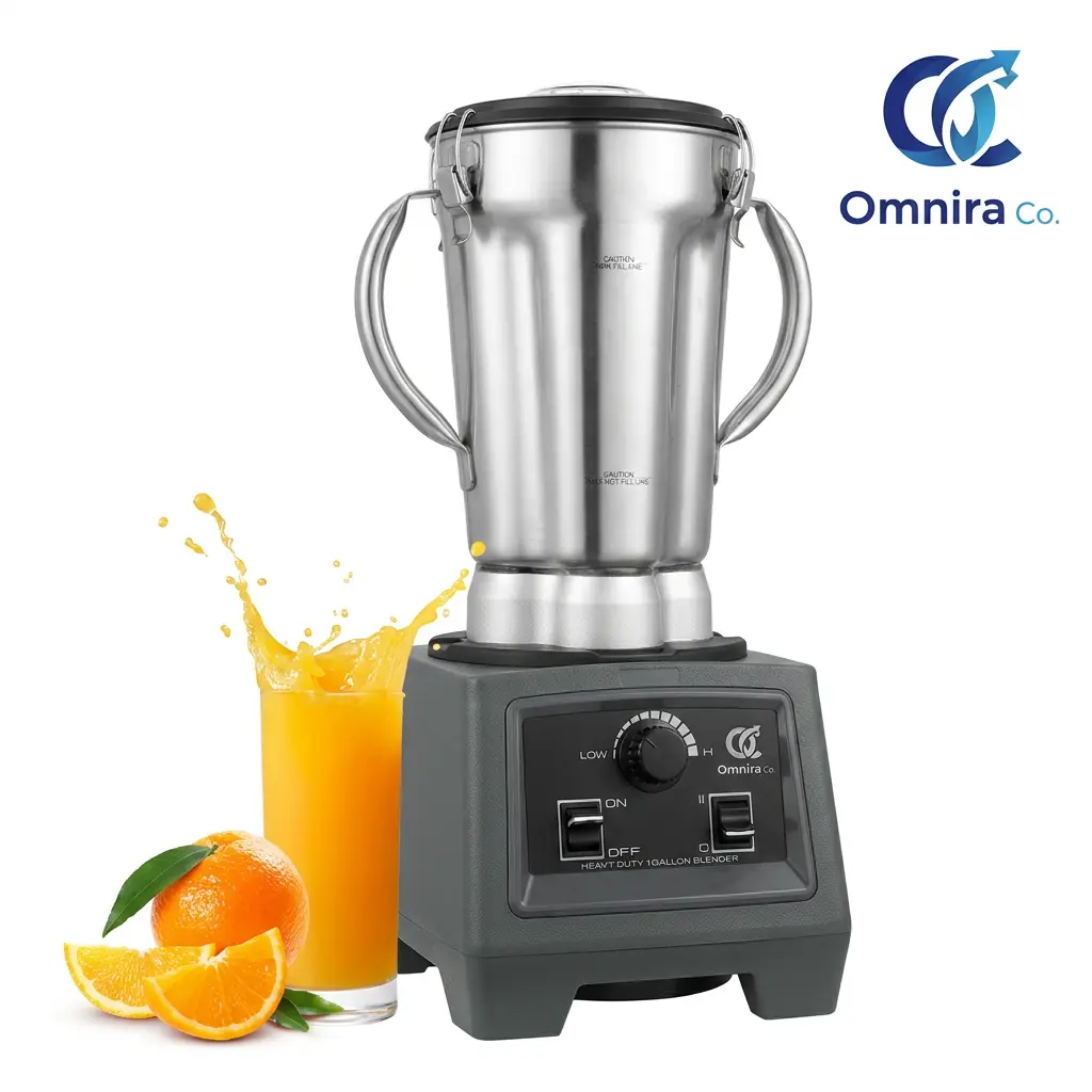 OMNIRA CO 4L Commercial Heavy Duty Blender, NSF Certified Stainless Steel Industrial High Speed Juicer & Mixer, 3200W Professional Power for Smoothies, Nuts, Sauces, and Large Batch Food Prep