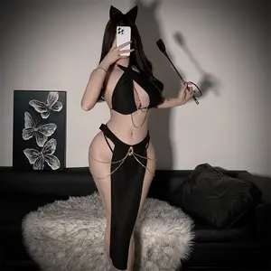 Women's Hollow Exotic Chain Cosplay Costume