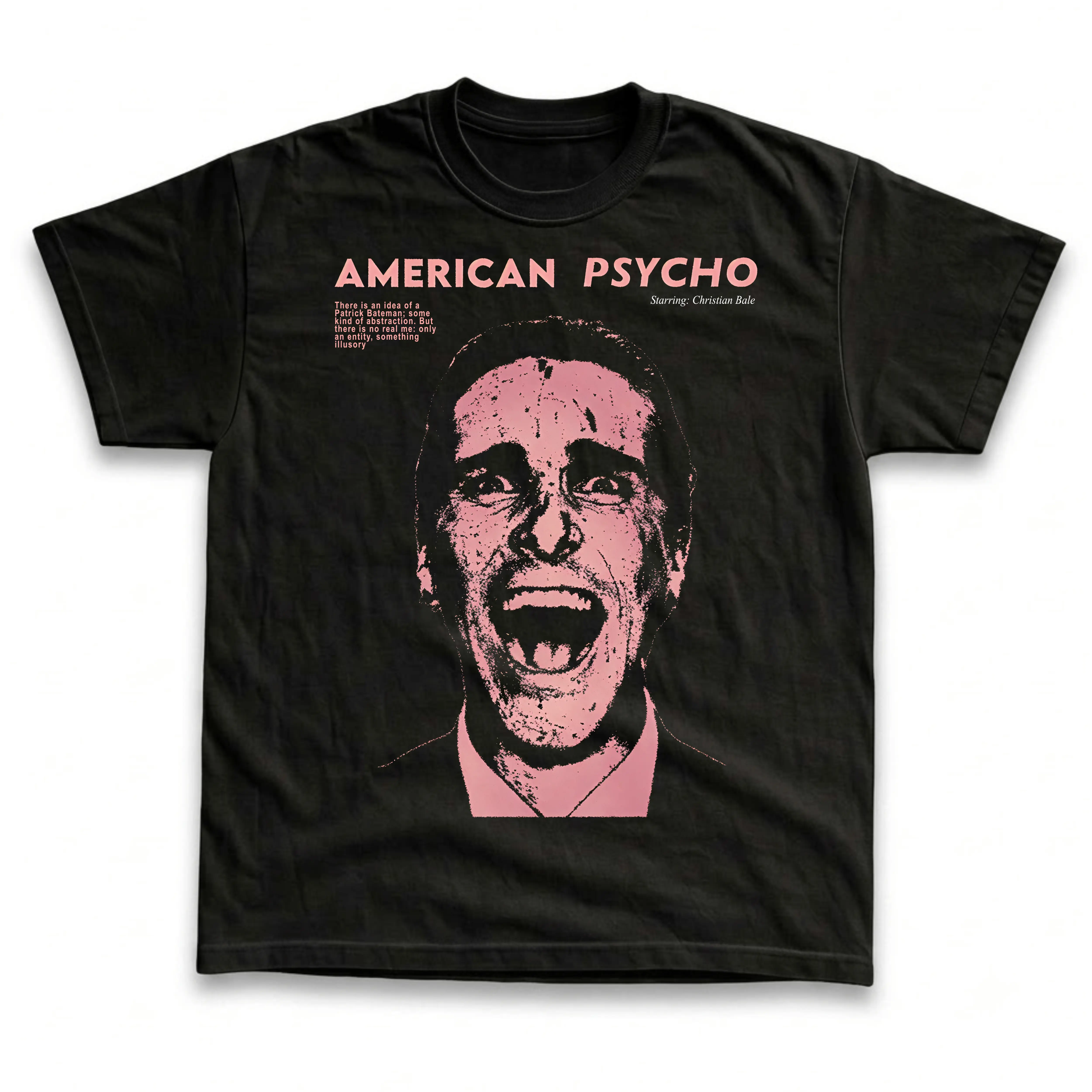 Men's and Women's T-Shirt, Vintage American Psycho Graphic Tee, Patrick Bateman Horror Movie Shirt, Gothic Aesthetic Retro Grunge Streetwear, Cult Thriller Film Fan Gift, Spooky Halloween Outfit