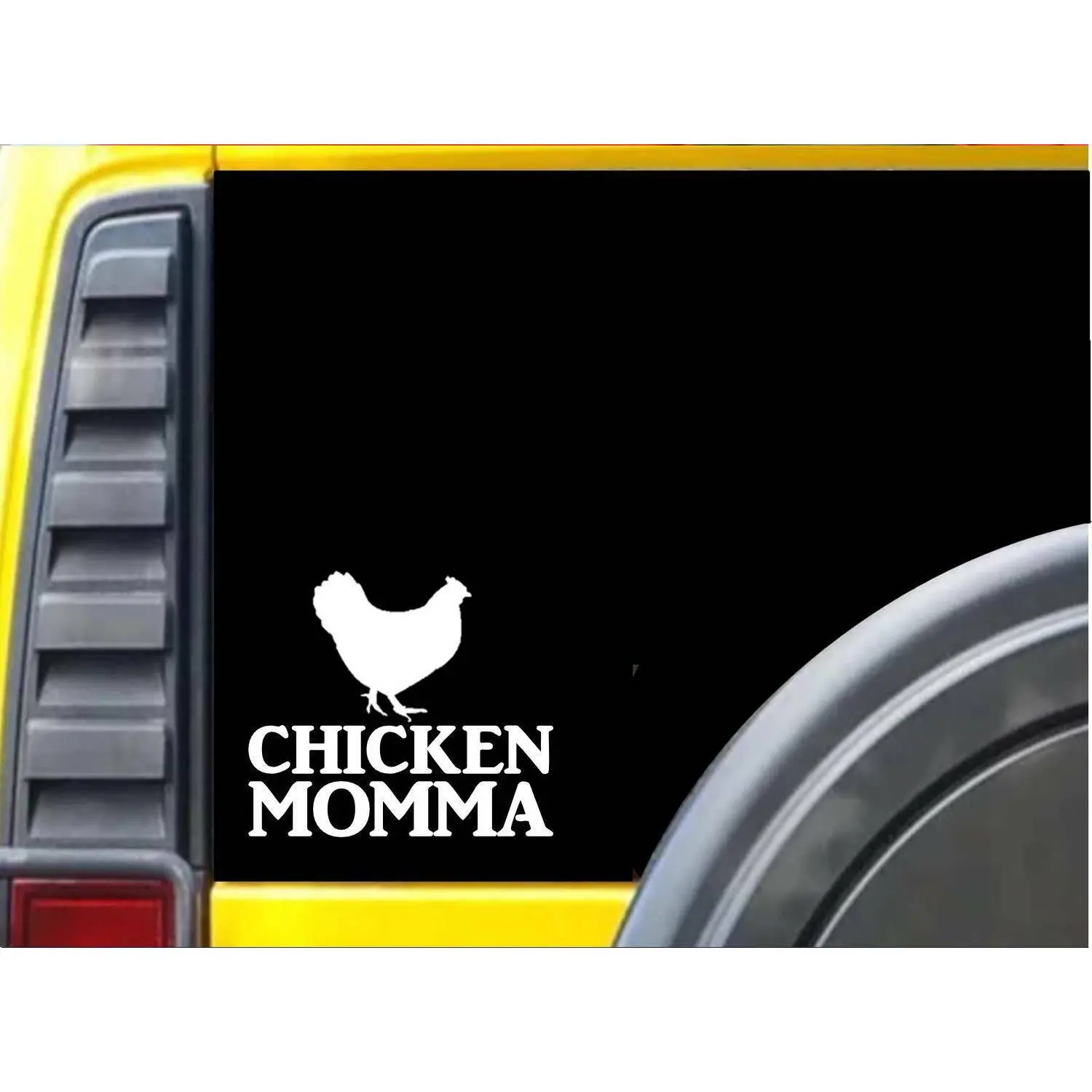 Chicken Momma Sticker k584 8 inch chicken decal