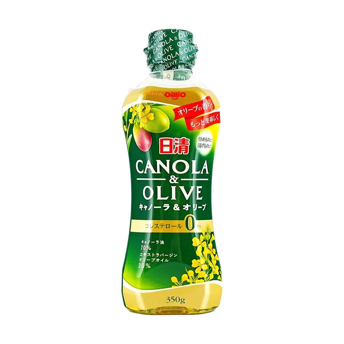 NISSIN Japan Canola Olive Oil Blend Cooking Oil 365g - Healthy Kitchen Staple