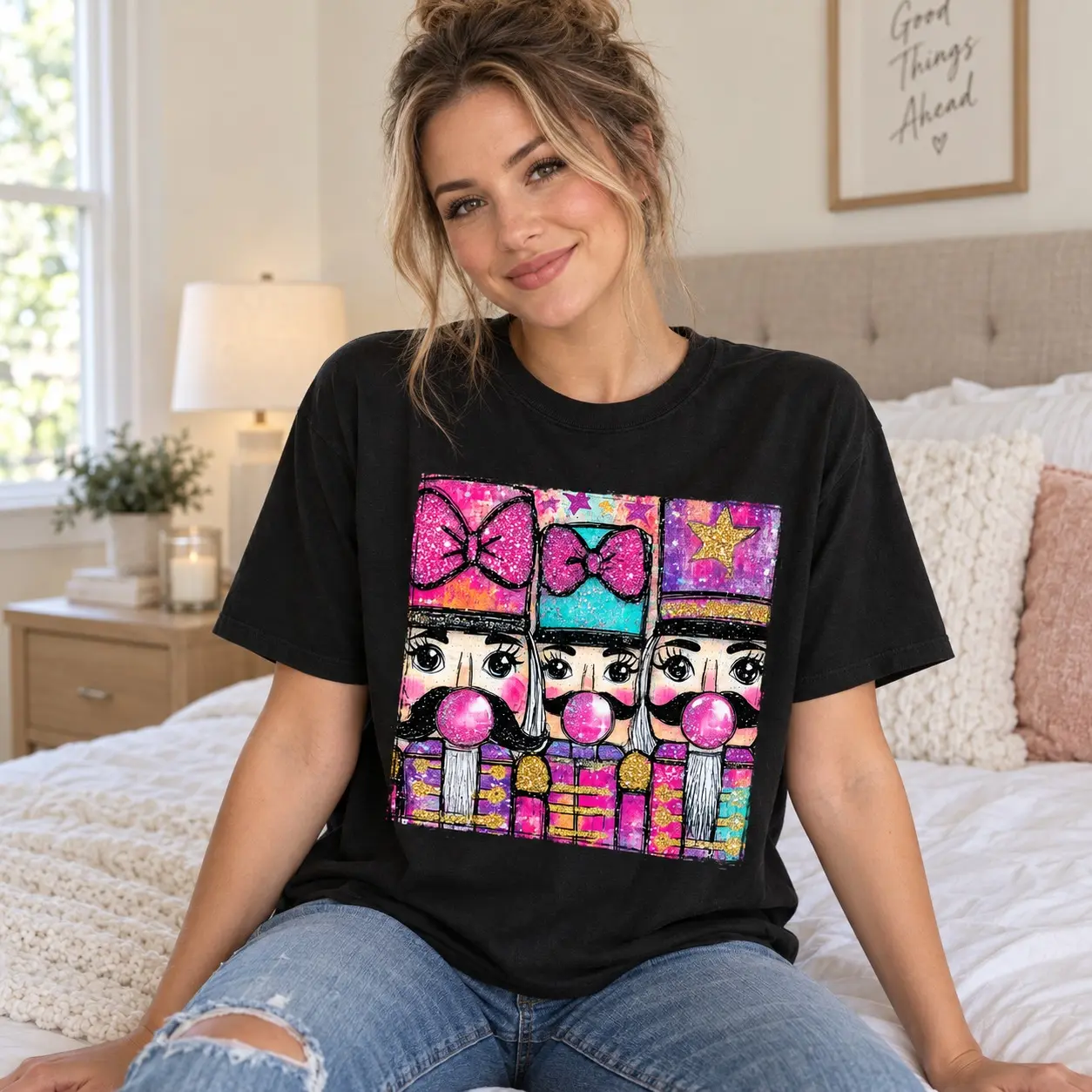 Nutcracker Shirt Comfort Colors, Trendy Women's Christmas Tshirt, A Gift for Her