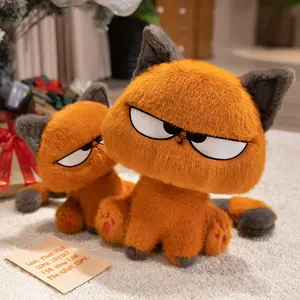 Sweet Gift for Mother | Fluffy Orange Kitten Animal Toy, Adorable Cool Cat Plush Toy, Soft Stuffed Animal, Kawaii Big Eyes Cat Stuffed Animals Plushies, Cute Birthday Gift, High Quality Cat Toy Doll,Soft Cuddly Gift,Adorable Gift, Ideal Gift Pick