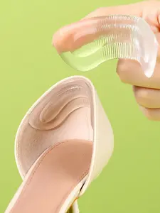 Clear Silicone Heel Cushion Pad, 1 Pair Heel Grips, Heel Cushion Pads for Women Men Loose Shoes, Shoe Protector