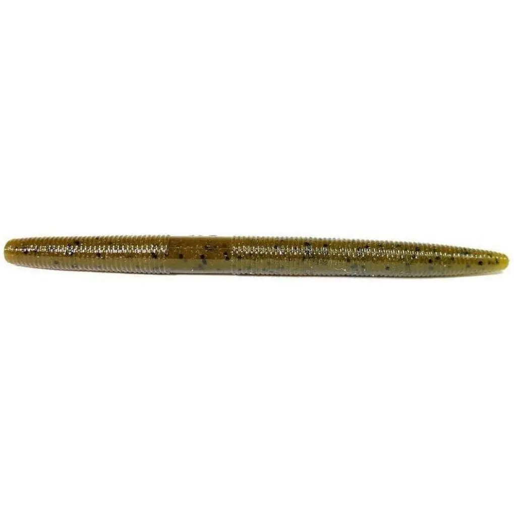 Yamamoto 5" SENKO GREEN PUMPKIN W/ LARGE BLACK FLAKE (10 PACK)