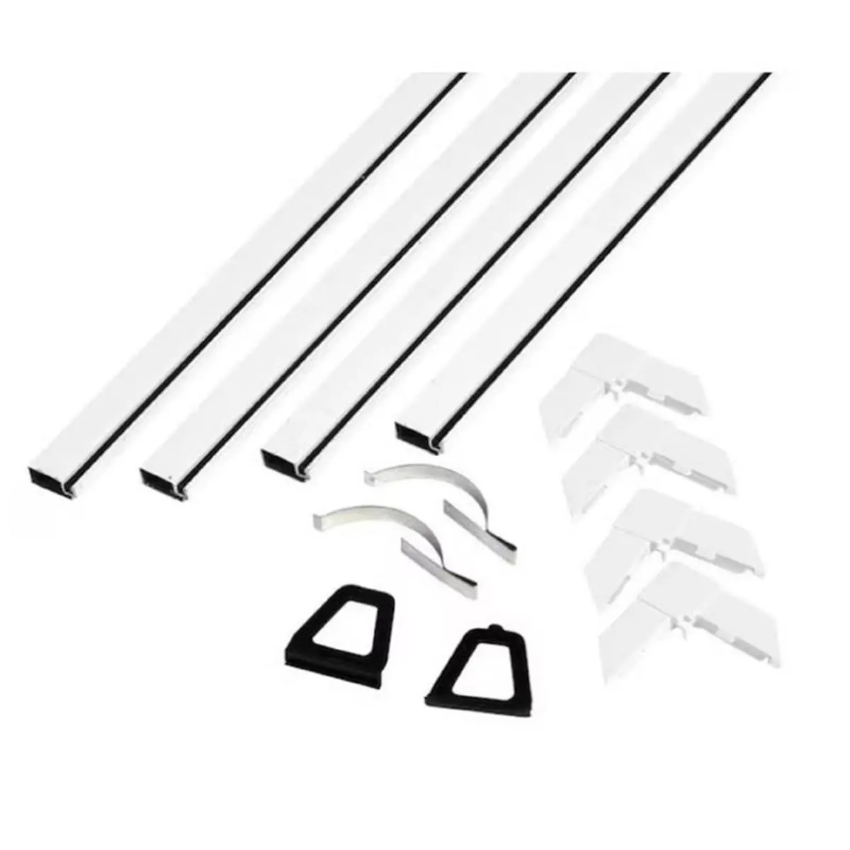 Phifer Wire 5060001 Versatile and Durable Aluminium Window & Door Screens Frame Kit, 36x36 in, White - Home Improvement Kit with Straightforward Assembly, Withstands Elements (Pack of 6)