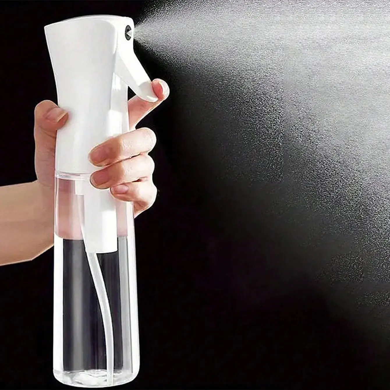 Adjustable High Pressure Mist Spray Bottle, Perfect for Alcohol Disinfection, Cleaning and Plant Watering, Barber Supply