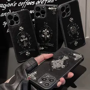 Luxury Cortical Phone Case for iPhone 11 12 13 14 15 16 17 Pro Max – Full Coverage Shockproof Protective Cover