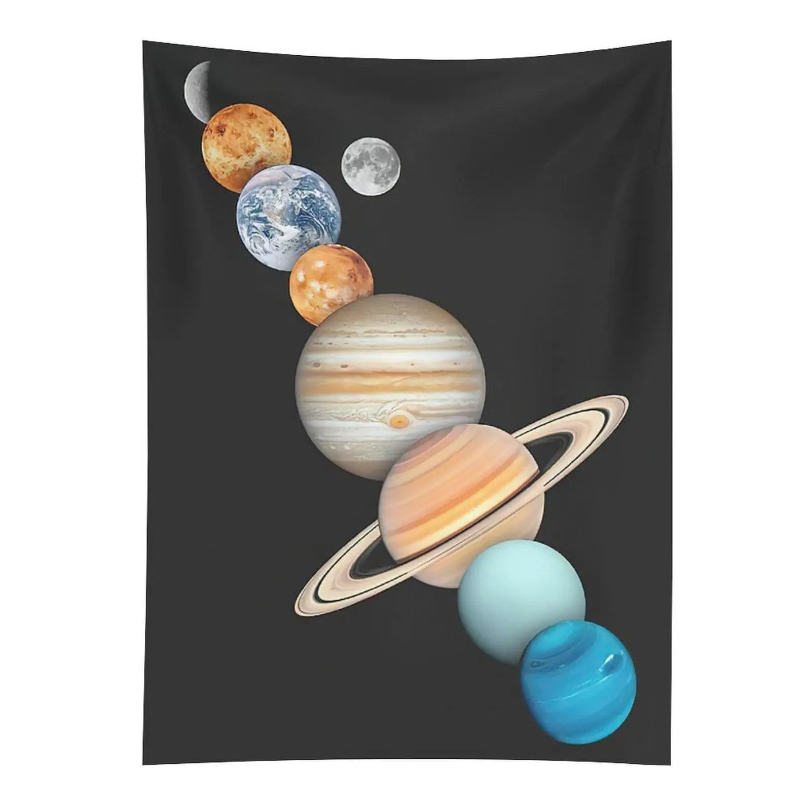Solar System Planets Tapestry, Space Astronomy Wall Hanging, Home Decor Wall Art, Wall Decor