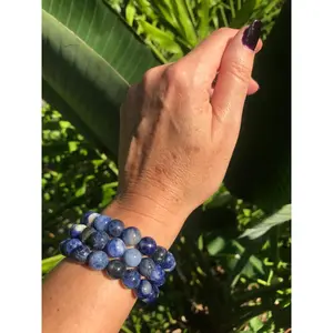 Sodalite Crystal Stretch Bracelet