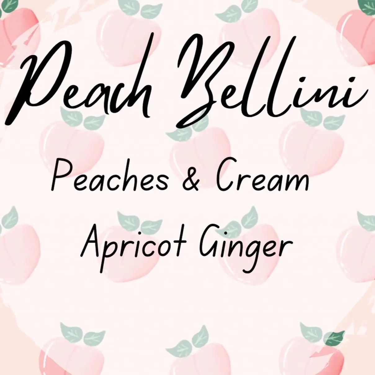 Peach Bellini Wax Melts Candles