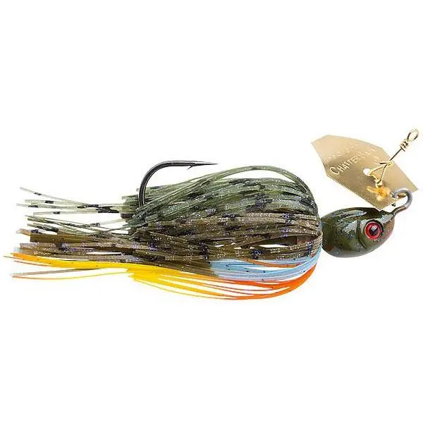 Z-Man Project Z ChatterBait - 3/8 oz Soft Artificial Fishing Lure, Bladed Swim Jig for Jigging with 3D Eyes, Avid Anglers, Chatterblade, Secure Clip