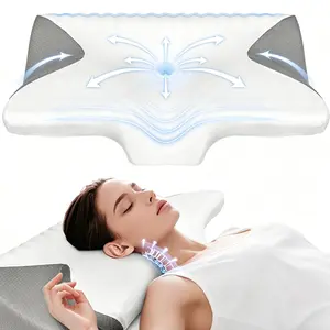 Adjustable Cervical Pillow for Neck Support, Cozy Sleeping, Odorless Ergonomic Contour Memory Foam Pillows, Orthopedic Bed Pillow for Side Back Stomach Sleeper