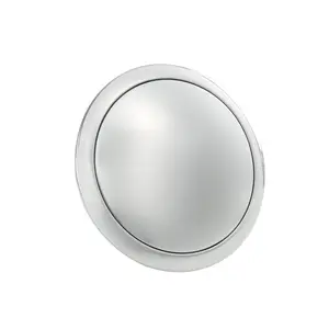 Billet Aluminum Steering Wheel Horn Button 9 bolt Small Plain High Polished