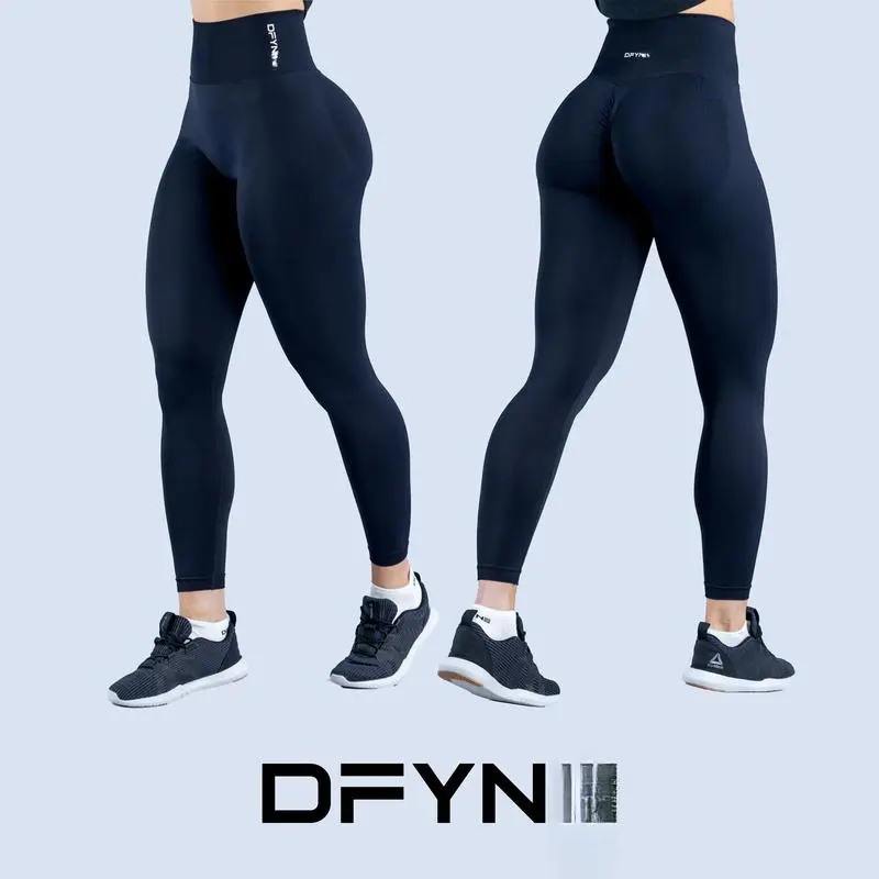 DFYN Dynamic Leggings - Seamless Sculpting Athleisure Fitness Pants, High-Stretch Second-Skin Fit Compression Gym Pants, Gym Fitness Activewear with Free Shipping