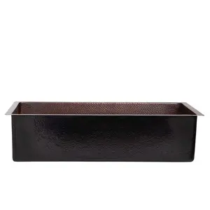 36 Inch Copper Drop In Top Mount Kitchen Sink kitchensink