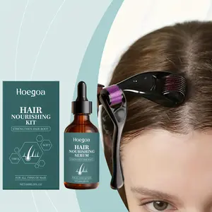 60ml+roller hair nourishing care set Scalp Treatment Serum gently nourishes the scalp, making it plump, smooth, shiny, and naturally fluffy