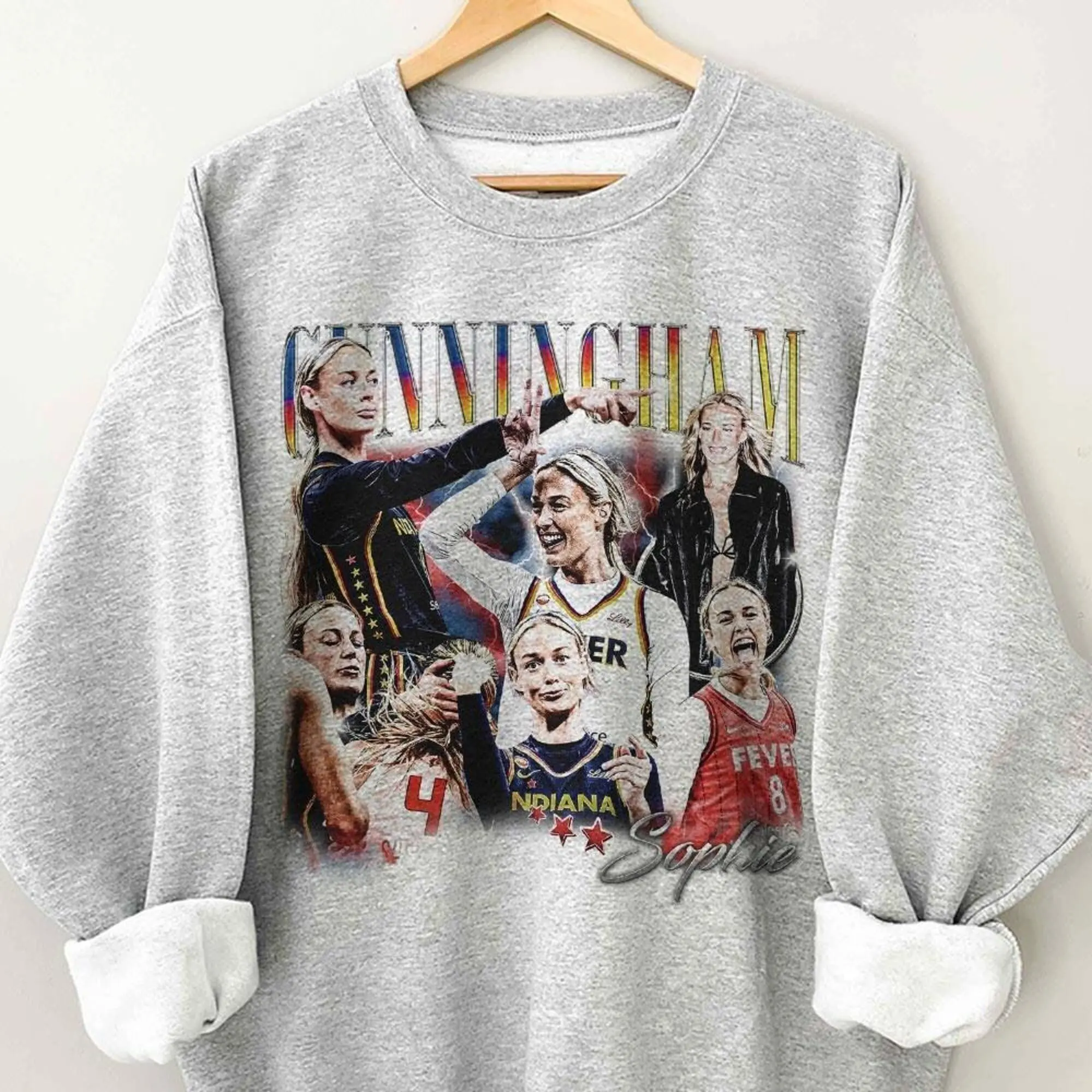 Sophie Cunningham Basketball Graphic Vintage Sweatshirt