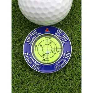 1/2pcs Slope Master Pro Green Reader, Level Gauge, Ball Position Marker, Golf Equipment, Double-Sided Ball Marker