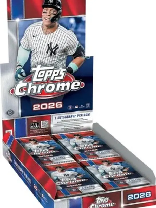 2026 Topps Chrome Baseball Sealed Hobby Box