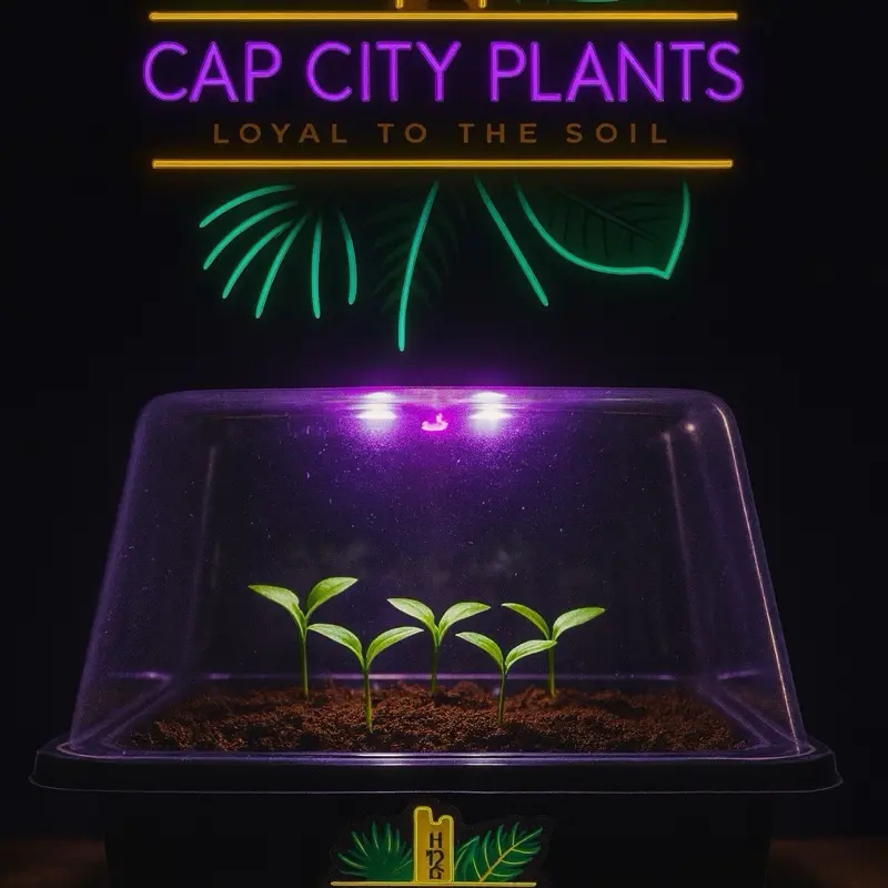Tissue Culture Full Grow Boxed Kit, Compact Indoor Garden Supplies Tool with Plastic Lid, Full Spectrum Support, USB Power Ready for Beginners (Home Improvement, Plant Care & Support)
