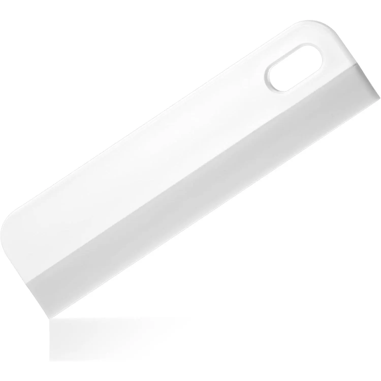 8.6" Durable Comfortable Glass Squeegee Tool - White Grey, Soap-Compatible, for Bathroom Shower Glass Doors, Mirrors