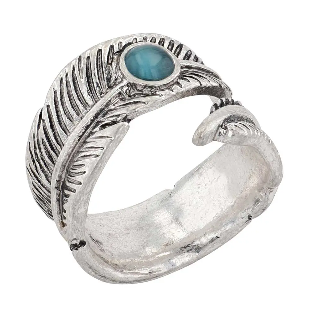 Feather Touch Attitude Wrap Ring - Montana Silversmiths