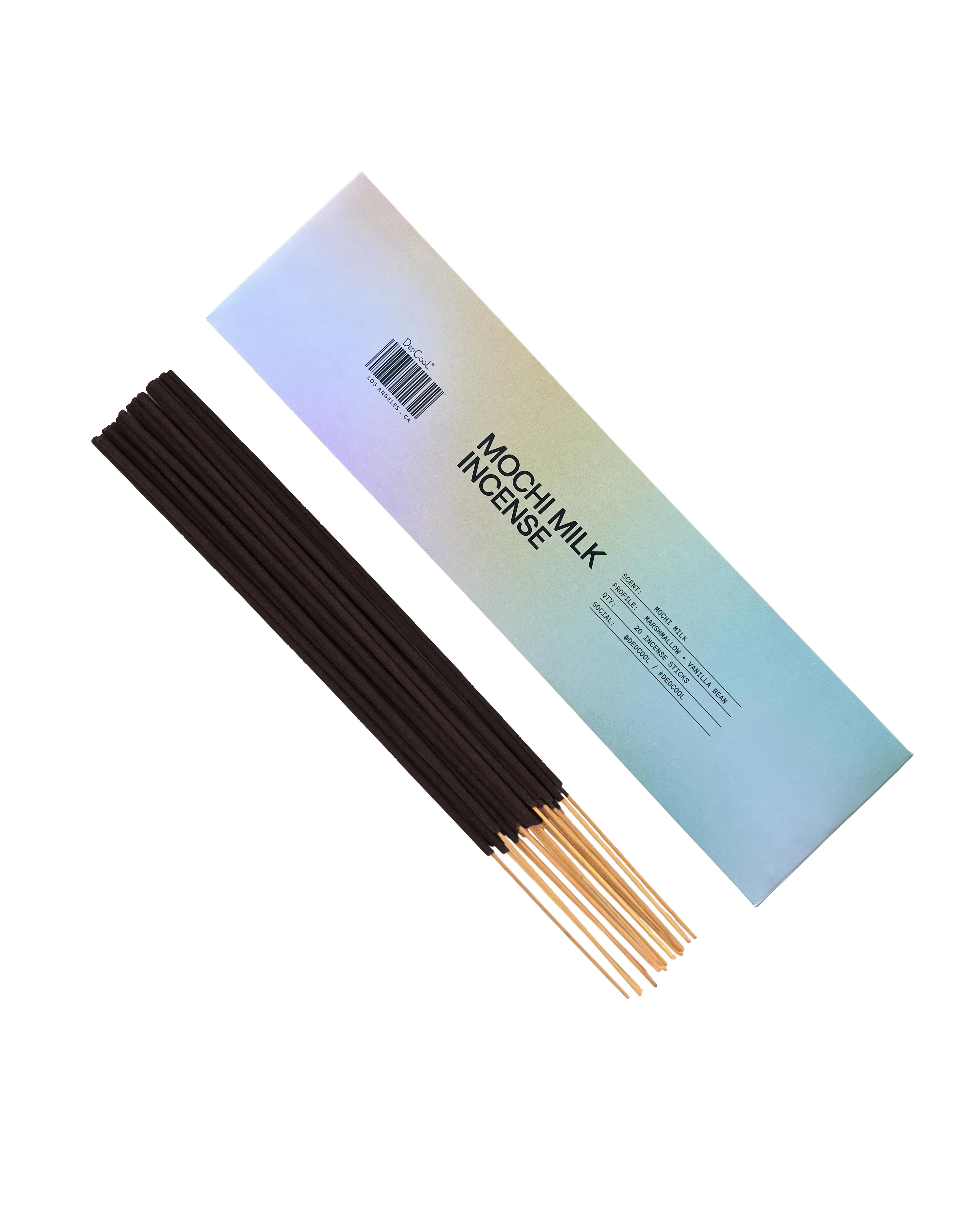 DedCool Mochi Milk Incense Sticks | Soft, Airy Gourmand Marshmallow & Peach Nectar Scent for Home DedCool Mochi Milk Incense Sticks | Soft, Airy Gourmand Marshmallow & Peach Nectar Scent for Home