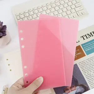 A6 Binder Acrylic Case Notebook, 2pcs Pmma Board With Metail Ring, DIY Junk Journal Notebook Set, 45 Sheets Refill Papers, Stati