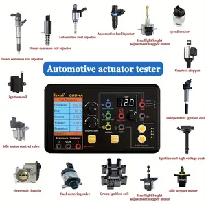 Handheld QDB-4A Automotive Diagnostic Tool - 12V-24V Compact Car Voltage Tester, Multi-Function Fault Detector for Ignition Coil, Injector Solenoid Valve, Idling Stepper Motor Testing & Drive Simulation, Relay Tester for Car Mechanics