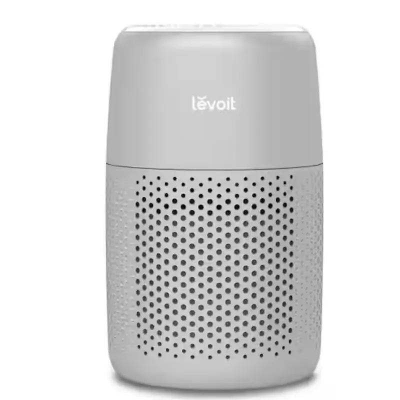 Levoit Core Mini Portable Air Purifier True HEPA Carbon Touch 178 sq ft Gray